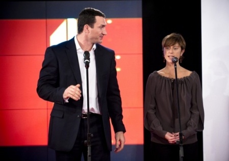 Володимир Кличко та Джесіка Морган, куратор галереї сучасного мистецтва Tate Modern